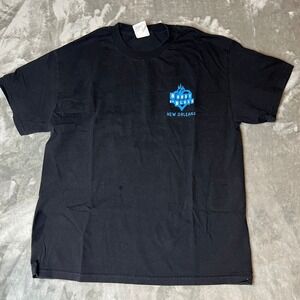 House of Blues New Orleans Mens Large Black Graphic T Shirt Concert Venue Music